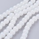 Imitation Jade Glass Beads Strands DGLA-S076-8mm-21-1