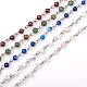Handmade Gemstone Beads Chains for Necklaces Bracelets Making AJEW-JB00047-1