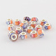 Large Hole Printed Acrylic European Beads OPDL-R114-07A-1