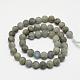 Natural Labradorite Frosted Bead Strands G-O155-04B-10mm-2