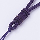 Fabbricazione di collana di filo di nylon NWIR-F005-17A-3
