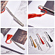 PandaHall Elite DIY Tibetan Style Alloy Bookmark Making DIY-PH0019-35-6