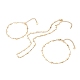 304 Edelstahlkette Halskette & Armbänder & Fußkettchen Schmucksets SJEW-JS01183-1