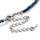 Verre collier de perles NJEW-Z029-05S-3