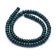 Chapelets de perles de chrysocolla naturelles teintées G-E507-12A-6mm-2