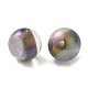 Perline in resina bicolore RESI-Z015-02G-2