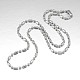 304 Stainless Steel Ball Chain Necklaces CHS-O007-B-2.4mm-2
