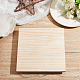 木粘土カッターベースプレート  クレイモデリングツール  正方形  パパイヤホイップ  20x20x2.3cm TOOL-WH0155-57B-5