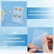 DELORIGIN 12Pcs 3 Styles Organic Glass & Acrylic Earring Displays Sets EDIS-DR0001-09-3