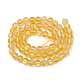Synthetic Moonstone Beads Strands G-R375-6mm-A07-2