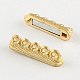 Rectangle Tibetan Style Alloy Magnetic Clasps for Jewelry Making X-PALLOY-S024-G-2