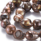 Natural Baroque Pearl Keshi Pearl Beads Strands PEAR-S021-198D-03-3