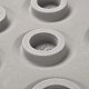Tableros de diseño de cuentas de plástico flocado BDIS-F006-02-3