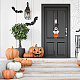 Деревянные подвесные украшения на тему Хэллоуина HJEW-WH0043-56-4