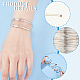 BENECREAT 500 Loop Silver Jewelry Memory Beading Wire Bangle Bracelet Wire for Bracelet DIY Jewelry Making - 22 Gauge TWIR-BC0002-05S-4