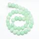 Chapelets de perle en jade blanc naturel G-R297-8mm-36-2
