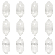 Colgantes puntiagudos de terminal doble de cristal de cuarzo natural olycraft G-OC0004-05B-1