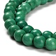 Kunsttürkisfarbenen Perlen Stränge G-C101-O01-01-4