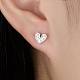 Boucles d'oreilles coeur en zircone cubique pour femmes EJEW-F317-17P-3