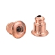 500Pcs 5 Style Brass Ear Nuts KK-LS0001-21-4