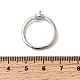 Sertissage de bague ajustable en laiton&nbsp;KK-P343-02P-2