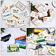 Superdant merci cartes à thème et enveloppes en papier DIY-SD0001-01C-5