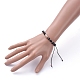 Adjustable Nylon Thread Braided Bead Bracelets BJEW-JB05291-05-4