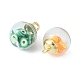 10pcs 10 pendentifs boule de verre de style GLAA-YW0001-76-3