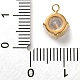 Подвески из нержавеющей стали 304 с микропаве из кубического циркония STAS-K292-01G-04-3