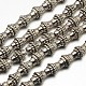 Stile tibetano fili di perline lega bicono TIBEB-O007-16-NR-1