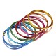 Round Aluminum Craft Wire, for DIY Arts and Craft Projects, Mixed Color, 20 Gauge, 0.8mm, 10m/roll(32.8 Feet/roll)