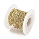 Catene a maglie in ottone placcato a cremagliera&nbsp;CHC-A010-08G-3