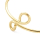Adjustable Brass Cuff Rings RJEW-JR00342-2