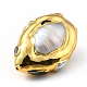 Culture des perles perles d'eau douce naturelles KK-G409-07G-4