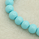 Abalorios de perla de vidrio perlados redondos X-HY-10D-B60-1