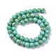 Chapelets de perles en turquoise synthétique TURQ-H038-6mm-M-4