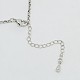 Trendy Women's Brass Rolo Chain Moustache Cage Pendant Necklaces NJEW-F053-02AS-2