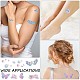 Gorgecraft 12 Sheets 12 Style Butterfly Theme Cool Sexy Body Art Removable Temporary Tattoos Paper Stickers MRMJ-GF0001-37-7