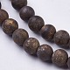 Natürliche bronzite Perlenstränge G-J376-32-4mm-3