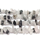 Puces naturelles de quartz rutile perles brins X-F010-1