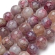 Brins de perles de tourmaline rouge natura G-D0008-01-10mm-1