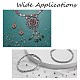Perles d'espacement en laiton arricraft KK-AR0001-18-6