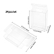 BENECREAT 24PCS 15x7.5x1.2cm Transparent PVC Box Candy Treat Box Rectangle Gift Wrapping Boxes for Wedding Party Baby Shower CON-BC0006-65B-2