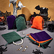 BENECREAT 24pcs 4 Colors Halloween Velvet Gift Bags TP-BC0001-04-5