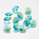 Faceted Glass Rhinestone Charms RGLA-F049-8mm-202PS-1