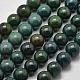 Natural Green Bloodstone Beads Strands G-K208-30-12mm-1
