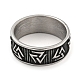 Bague en acier inoxydable 304&nbsp;RJEW-B055-03AS-09-3