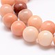 Rosa naturale fili di perle avventurina G-P257-05-10mm-3
