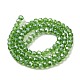 Chapelets de perles en verre électroplaqué EGLA-R016-4m-15-3