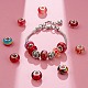 80Pcs 20 Style Rondelle European Beads Set for DIY Jewelry Making Finding Kit DIY-LS0004-13-7